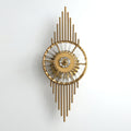 Crystal Gear Gold Wall Light, Hardwired Wall Sconce, Stainless steel, Dia 25cm x H 65cm