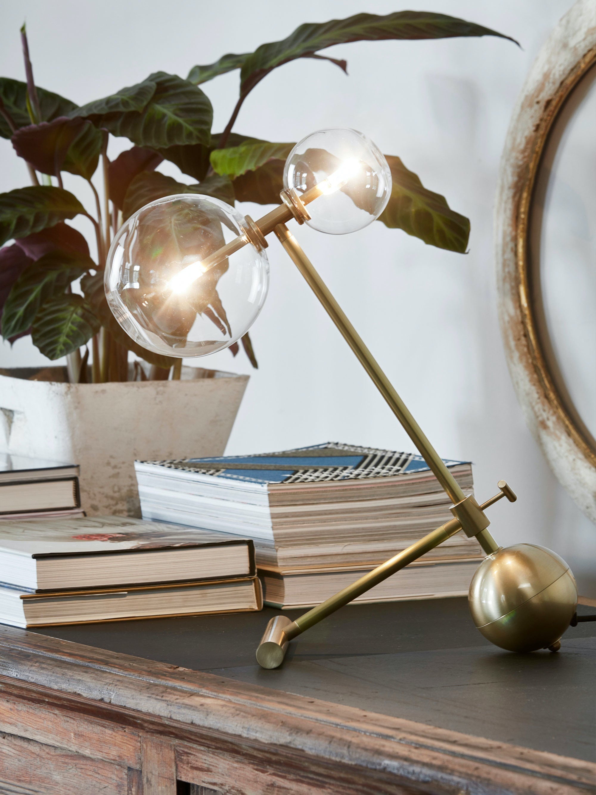 Gold Pearl Table Light, Bedside Table Lamp, detail 17