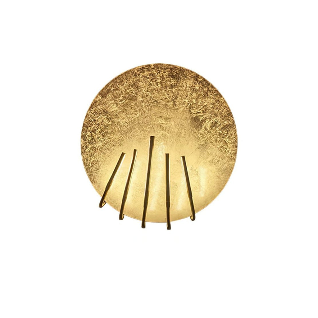 Golden Aura Wall Light, Hardwired Wall Sconce, detail 10
