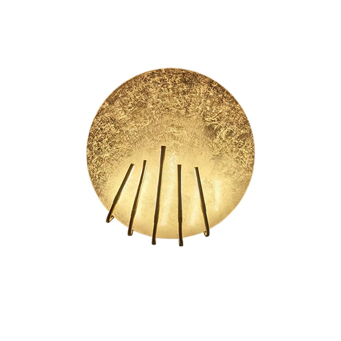 Golden Aura Wall Light, Hardwired Wall Sconce, detail 10