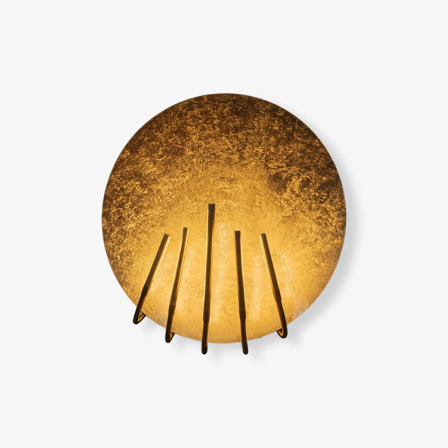 Golden Aura Wall Light, Hardwired Wall Sconce, detail 9