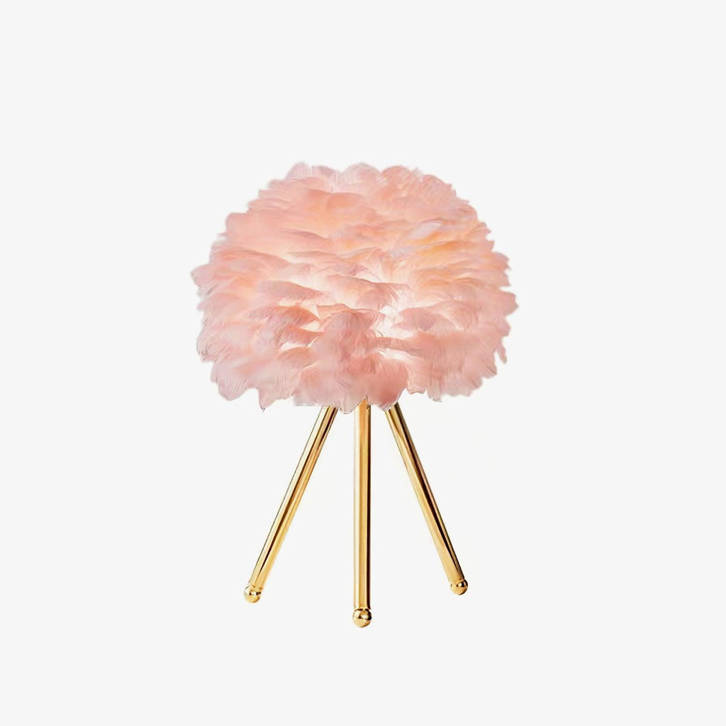 Goose Feather Table Light, Bedside Table Lamp, detail 28
