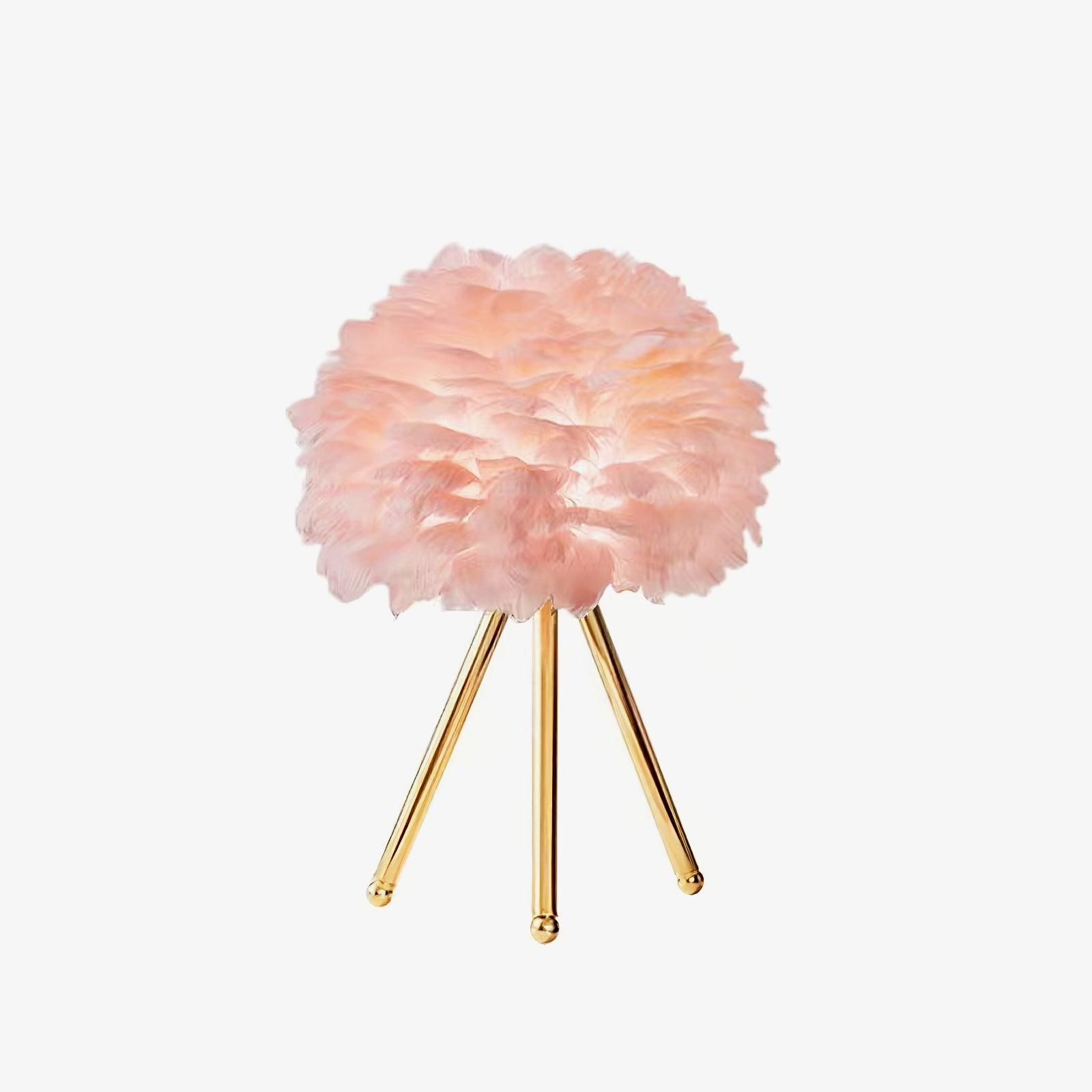 Goose Feather Table Light, Bedside Table Lamp, detail 28