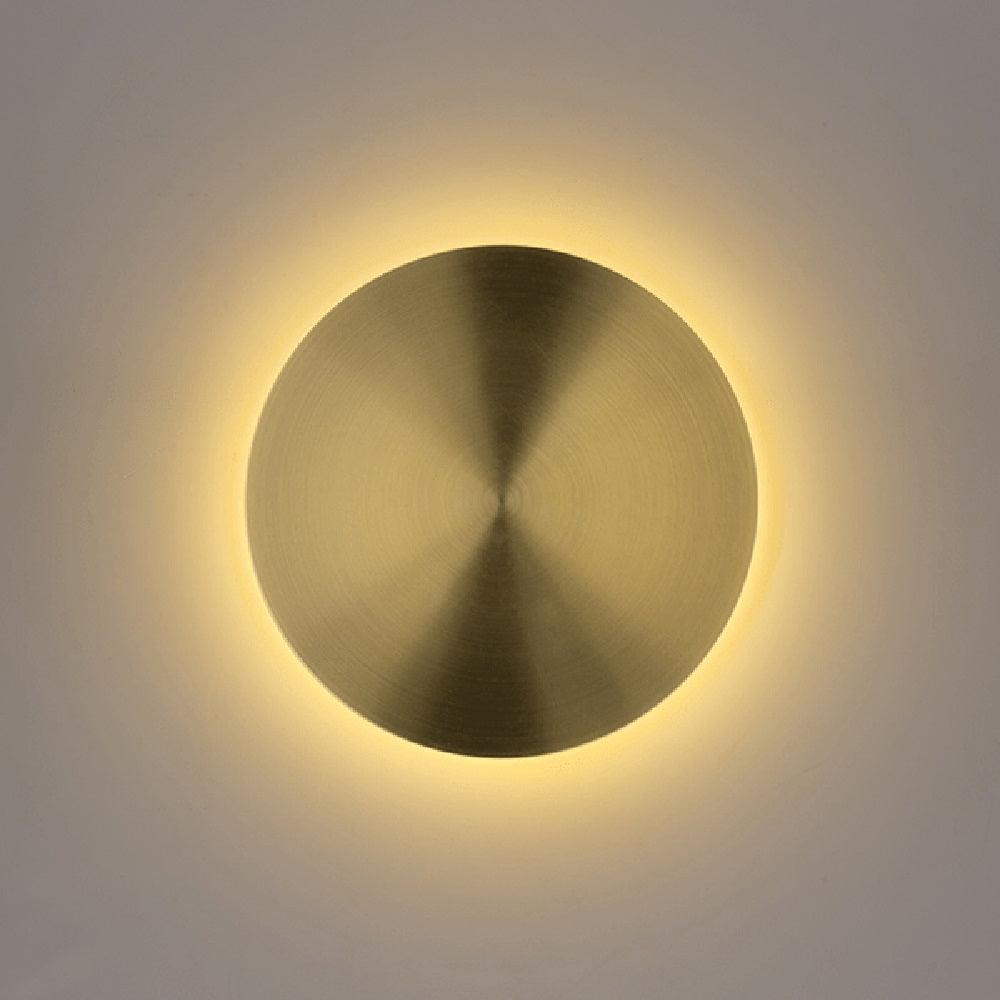 Gossa Wall Light - Dia 28cm Brass, Hardwired Wall Sconce