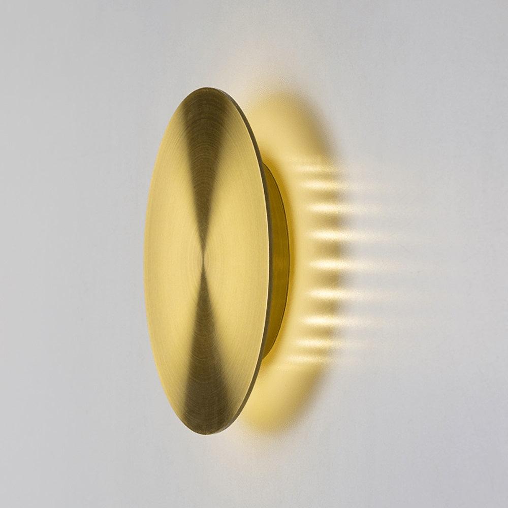 Gossa Wall Light - ∅ 11″ Brass, Hardwired Wall Sconce, detail 9