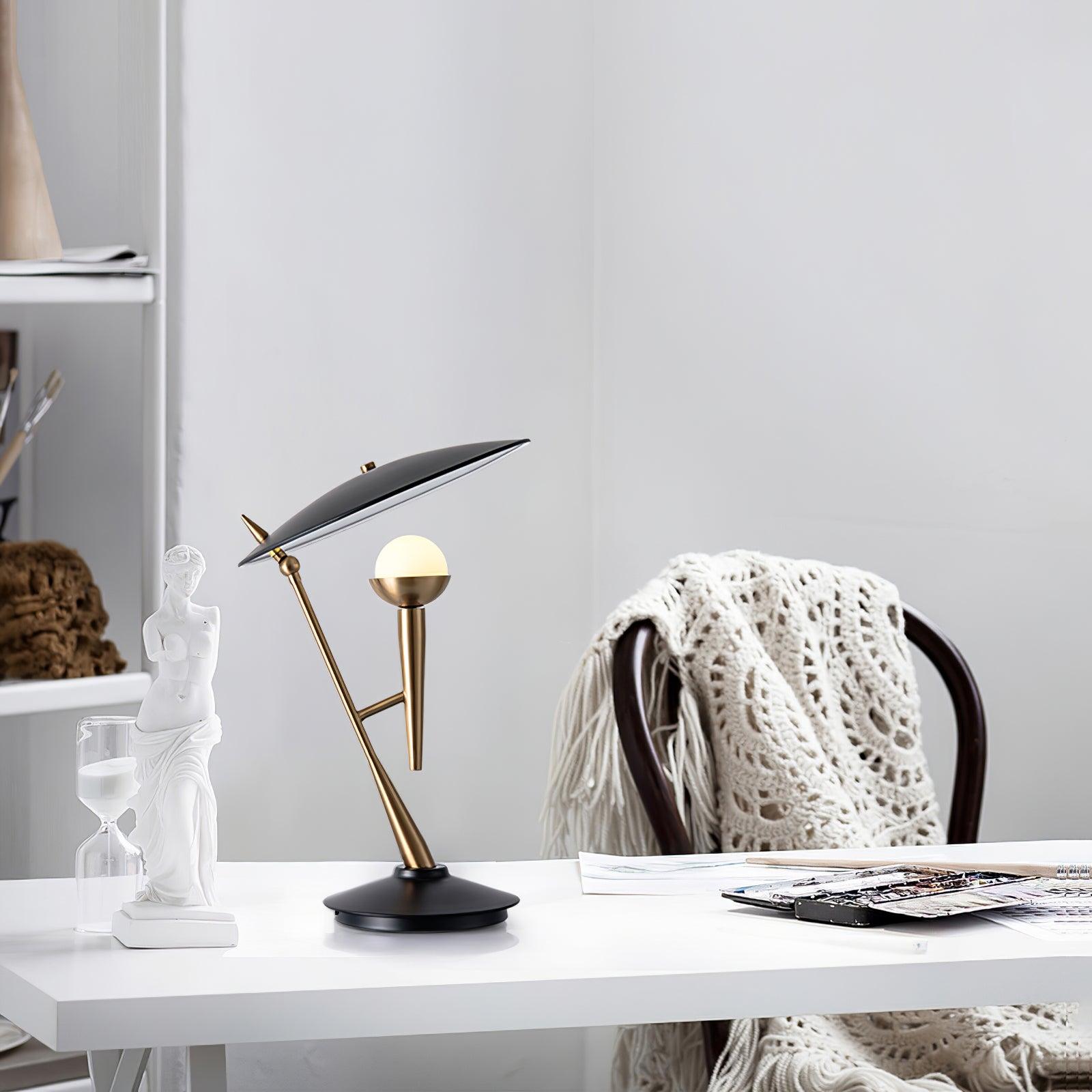 Gramophone Table Lamp, Bedside Table Lamp, detail 3