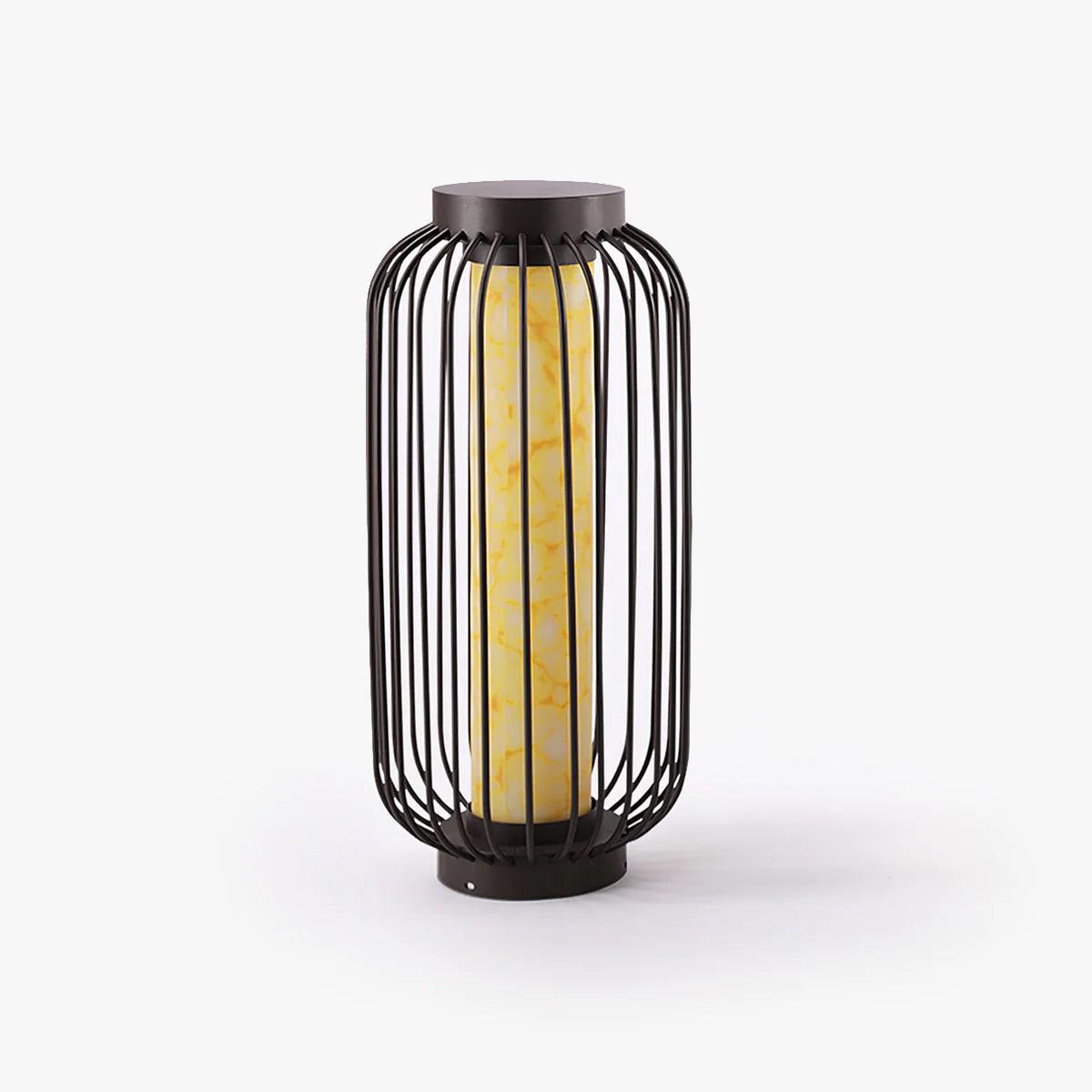 Graydon Exterior Table Light, Outdoor Wall Light, Metal, ∅ 10.6″ x H 15.7″