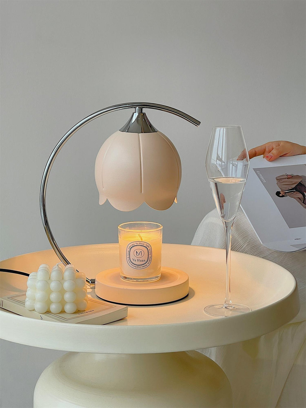 Green Aroma Table Light, Bedside Table Lamp, detail 14