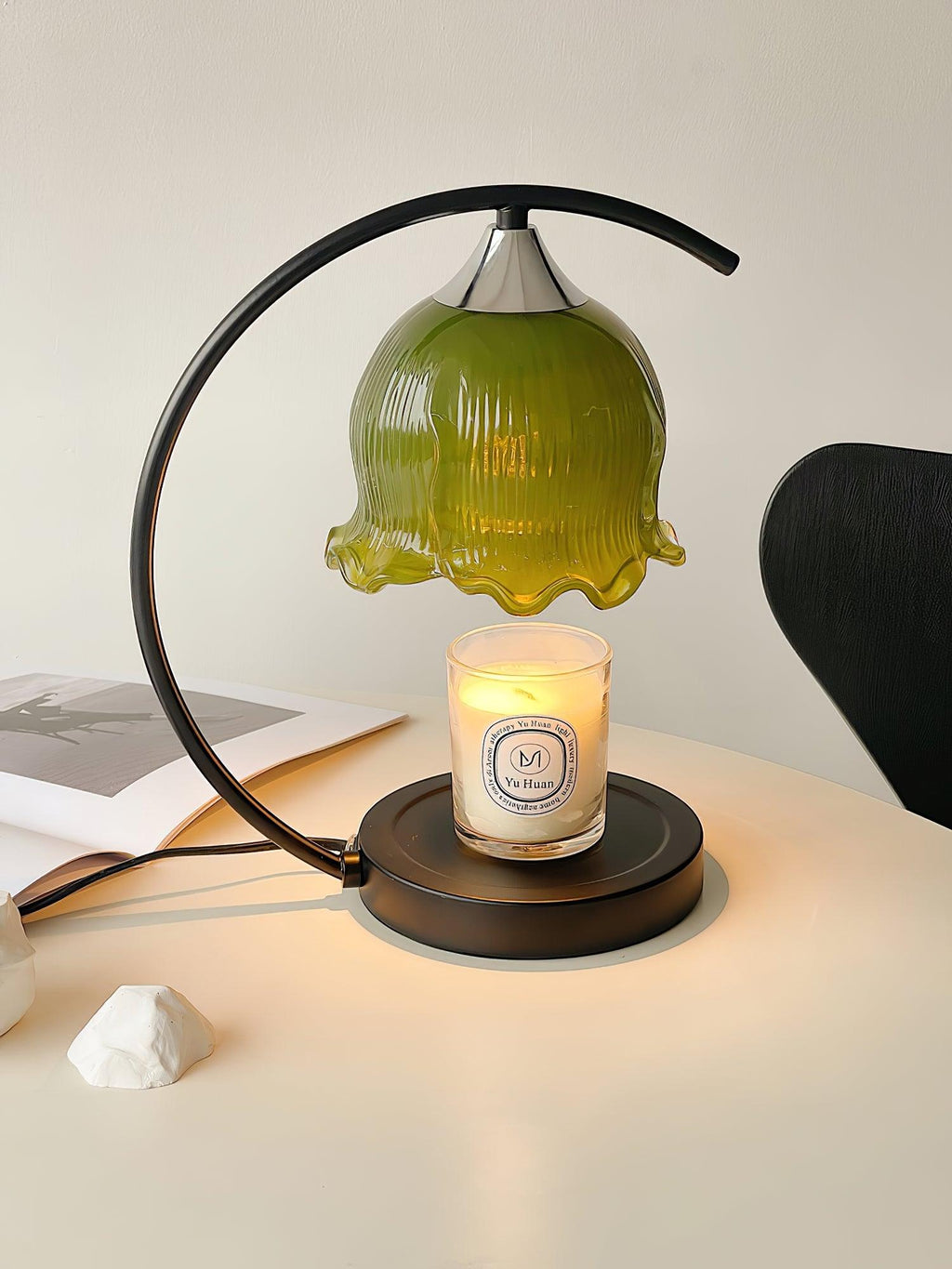 Green Aroma Table Light, Bedside Table Lamp, detail 15