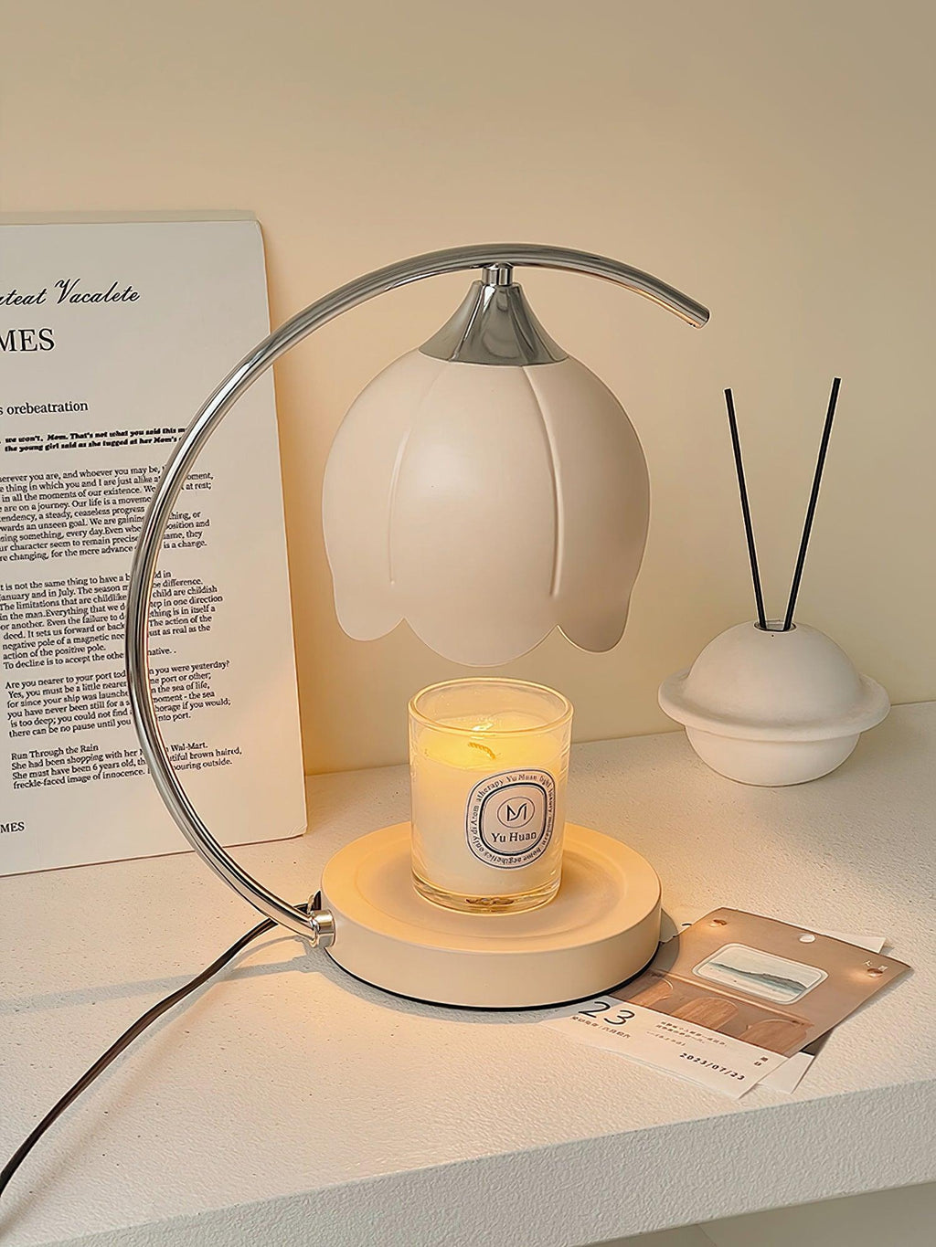 Green Aroma Table Light, Bedside Table Lamp, detail 16