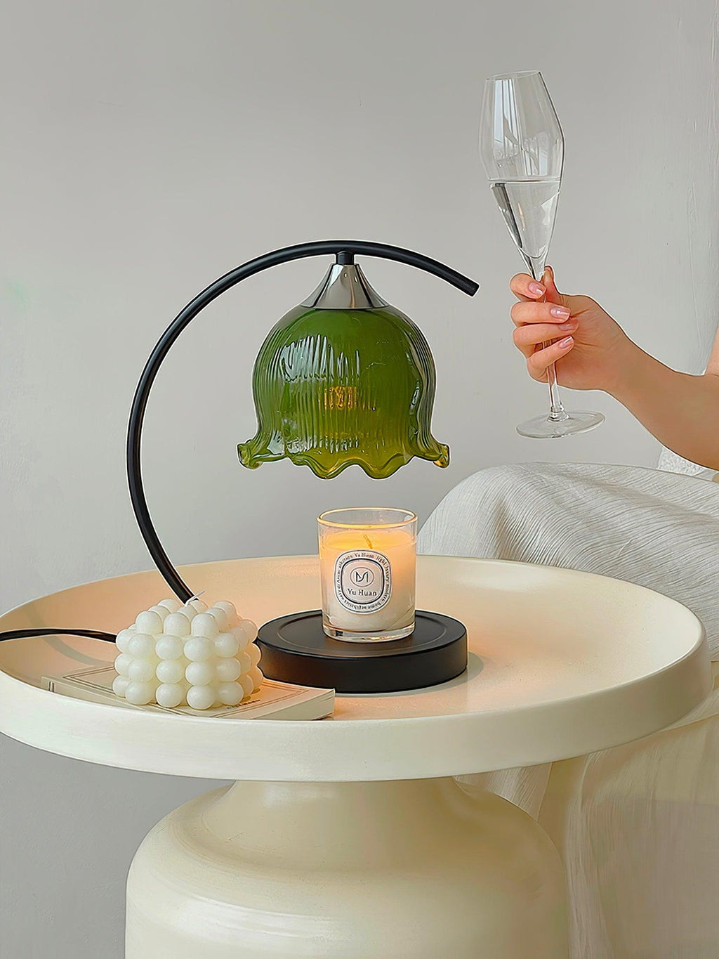 Green Aroma Table Light, Bedside Table Lamp, detail 17