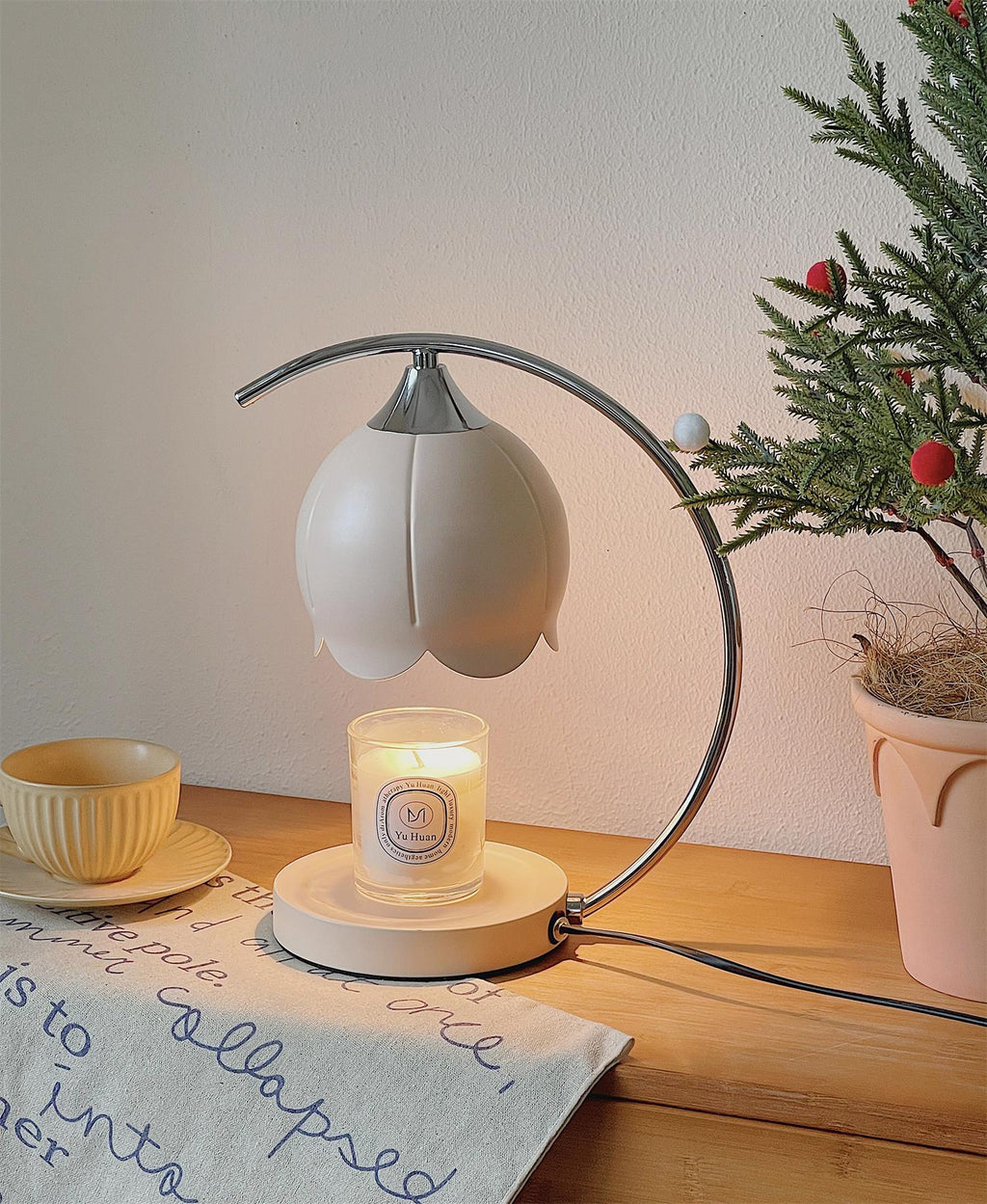Green Aroma Table Light, Bedside Table Lamp, detail 19