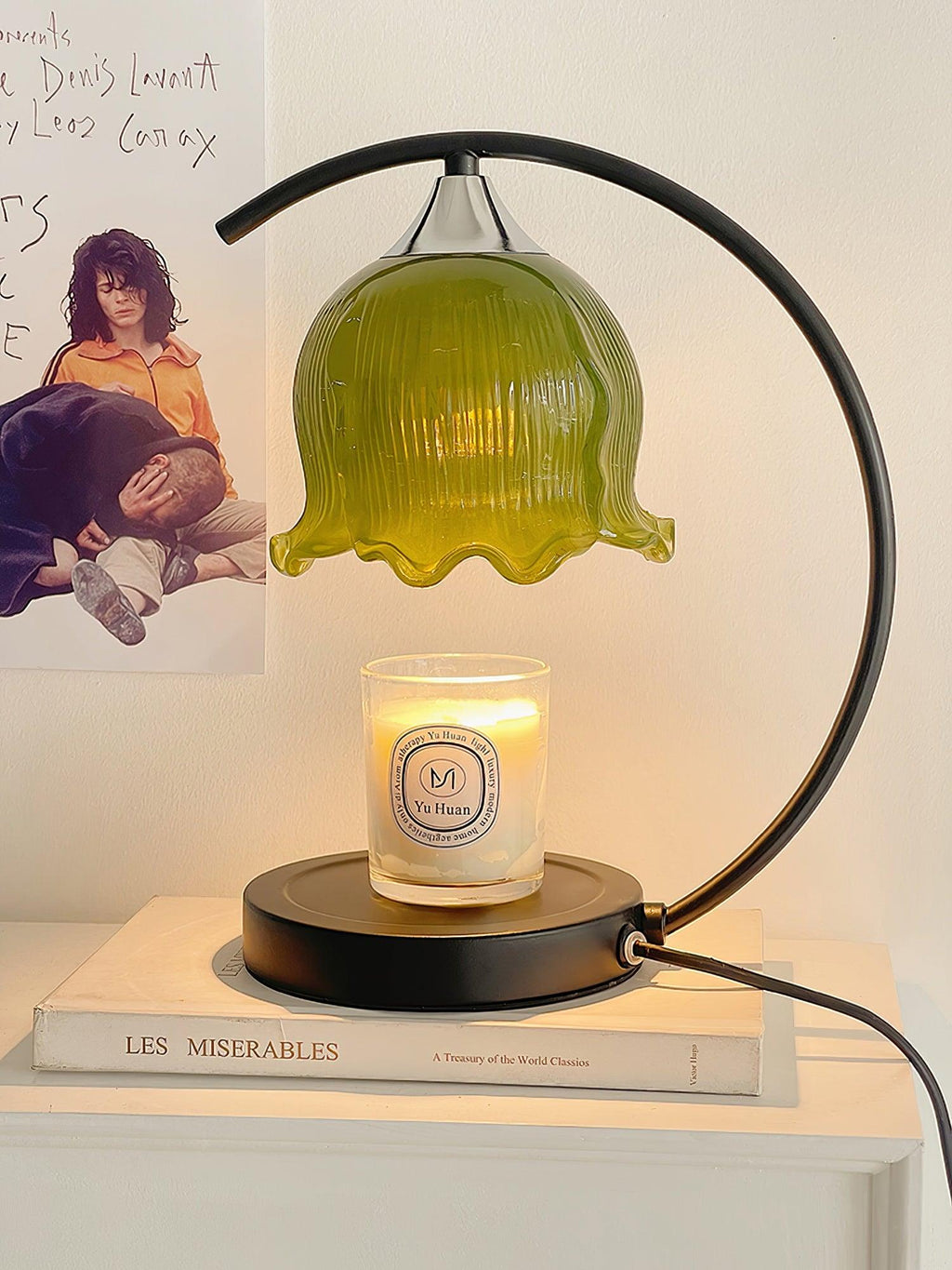 Green Aroma Table Light, Bedside Table Lamp, detail 20