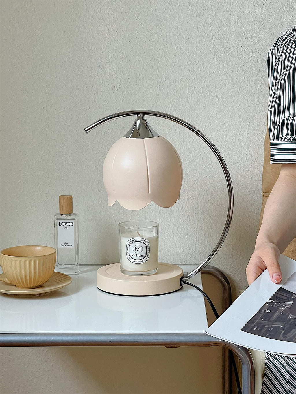 Green Aroma Table Light, Bedside Table Lamp, detail 23