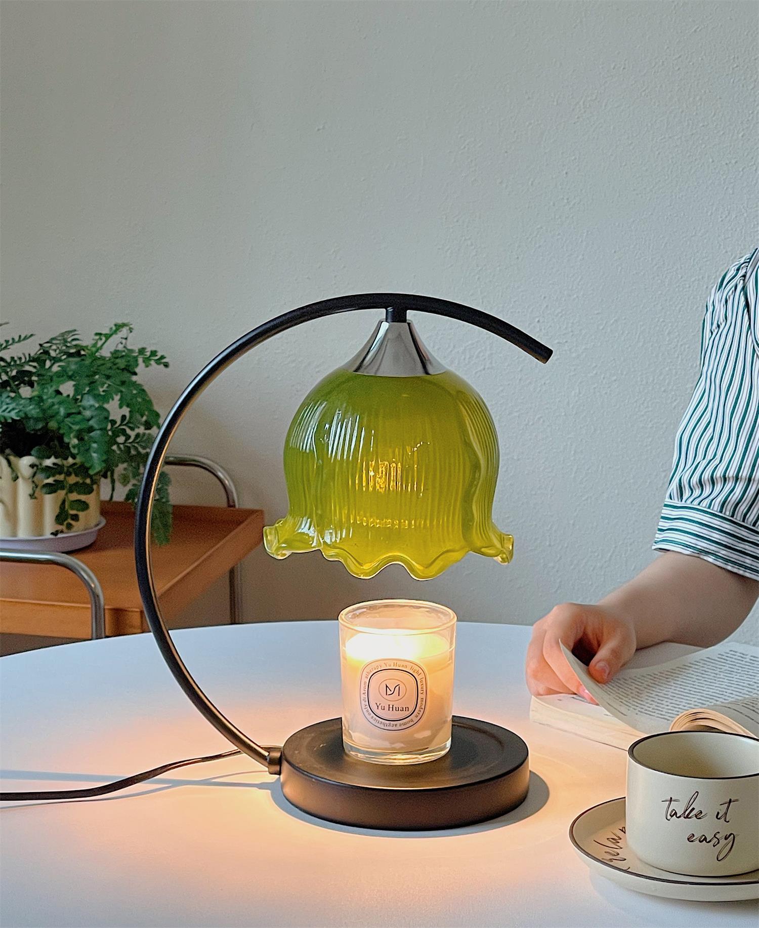 Green Aroma Table Light, Bedside Table Lamp, detail 26