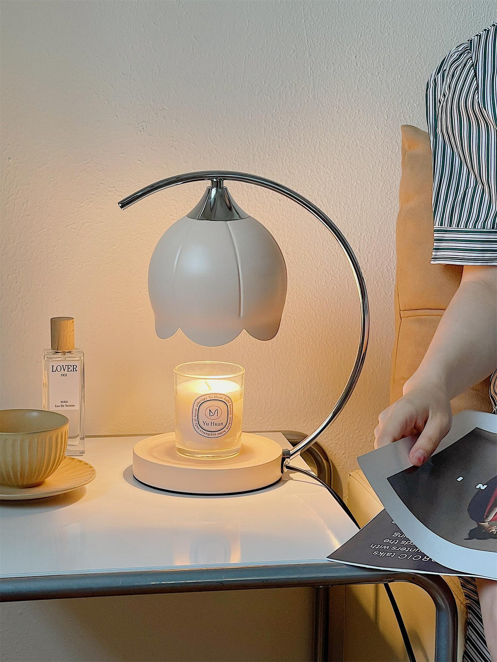 Green Aroma Table Light, Bedside Table Lamp, detail 34