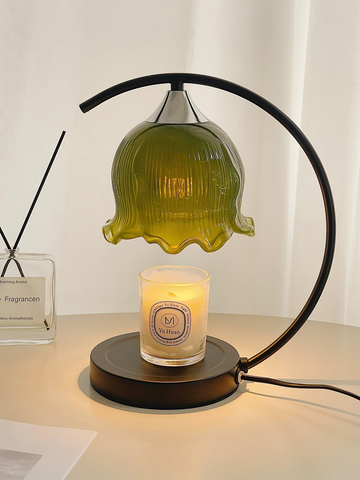 Green Aroma Table Light, Bedside Table Lamp, detail 35