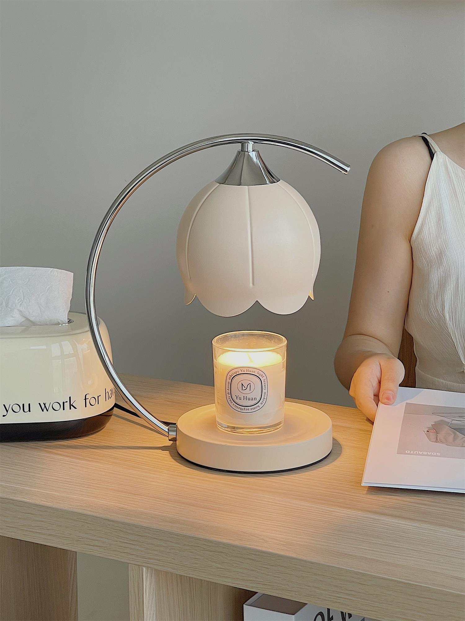 Green Aroma Table Light, Bedside Table Lamp, detail 43