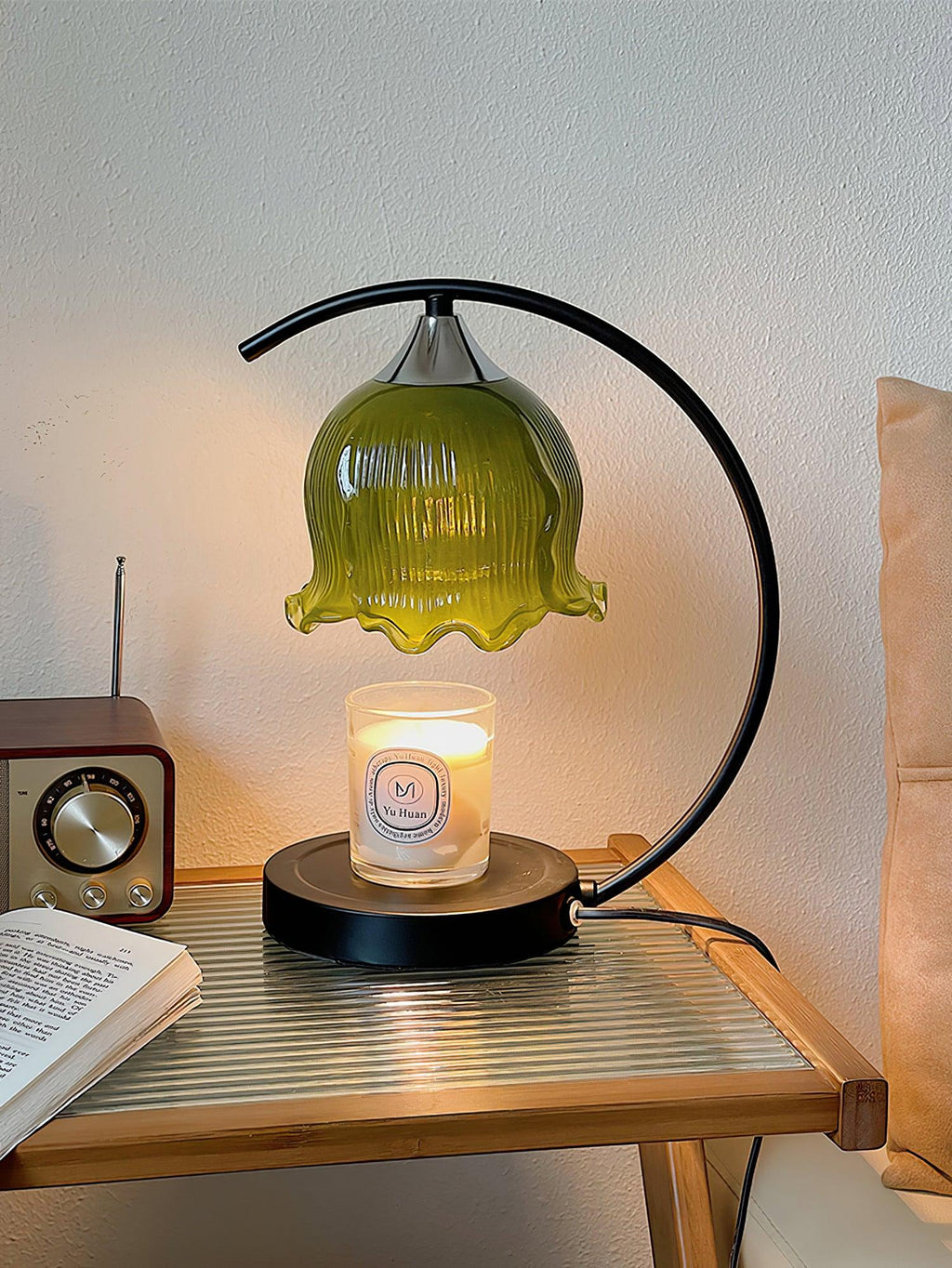 Green Aroma Table Light, Bedside Table Lamp, detail 45