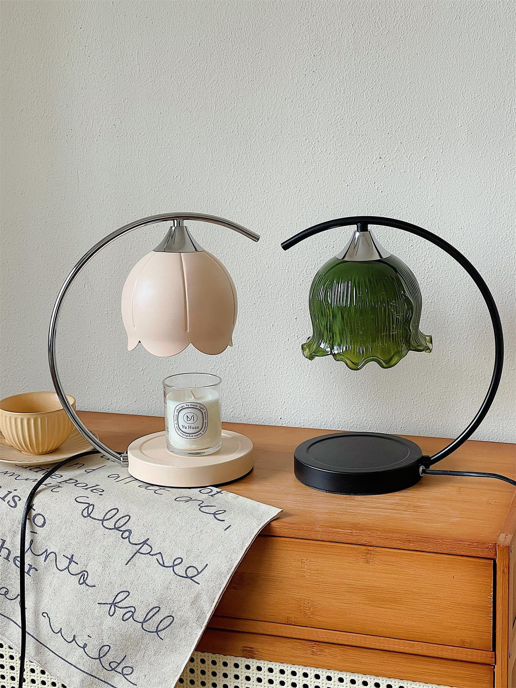 Green Aroma Table Light, Bedside Table Lamp, detail 47
