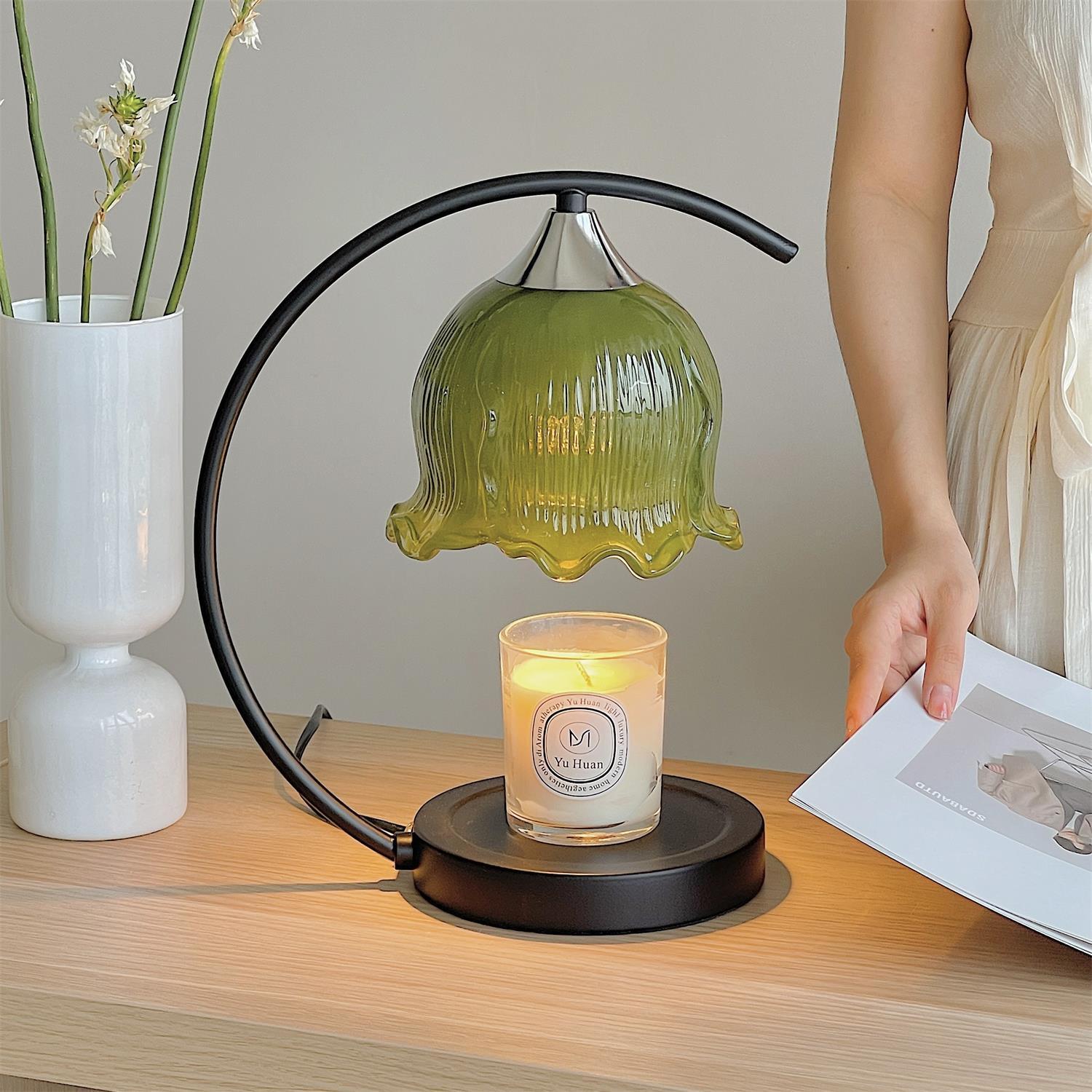 Green Aroma Table Light, Bedside Table Lamp, detail 7