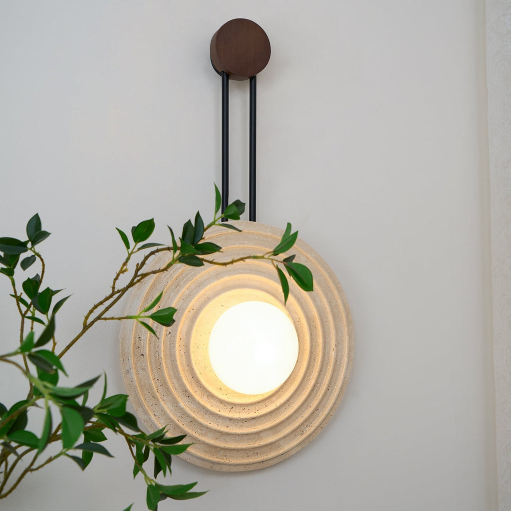 Growth Ring Wall Light, Hardwired Wall Sconce, detail 21