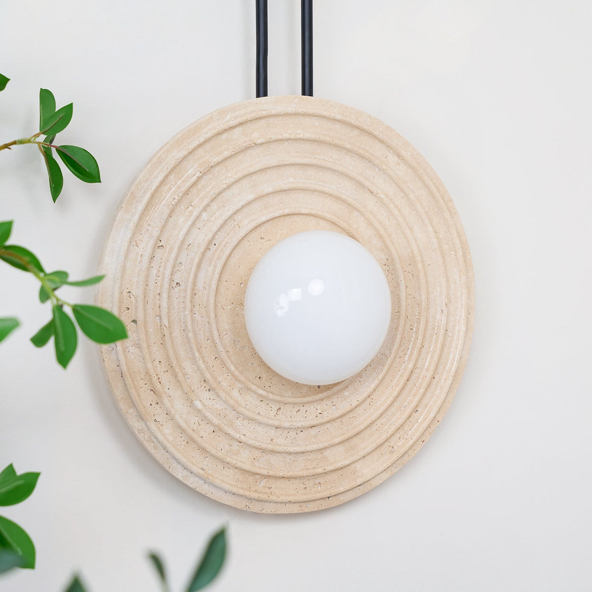 Growth Ring Wall Light, Hardwired Wall Sconce, detail 26
