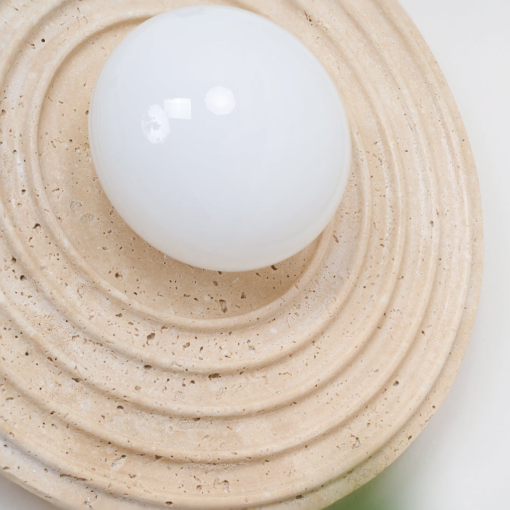Growth Ring Wall Light, Hardwired Wall Sconce, detail 31
