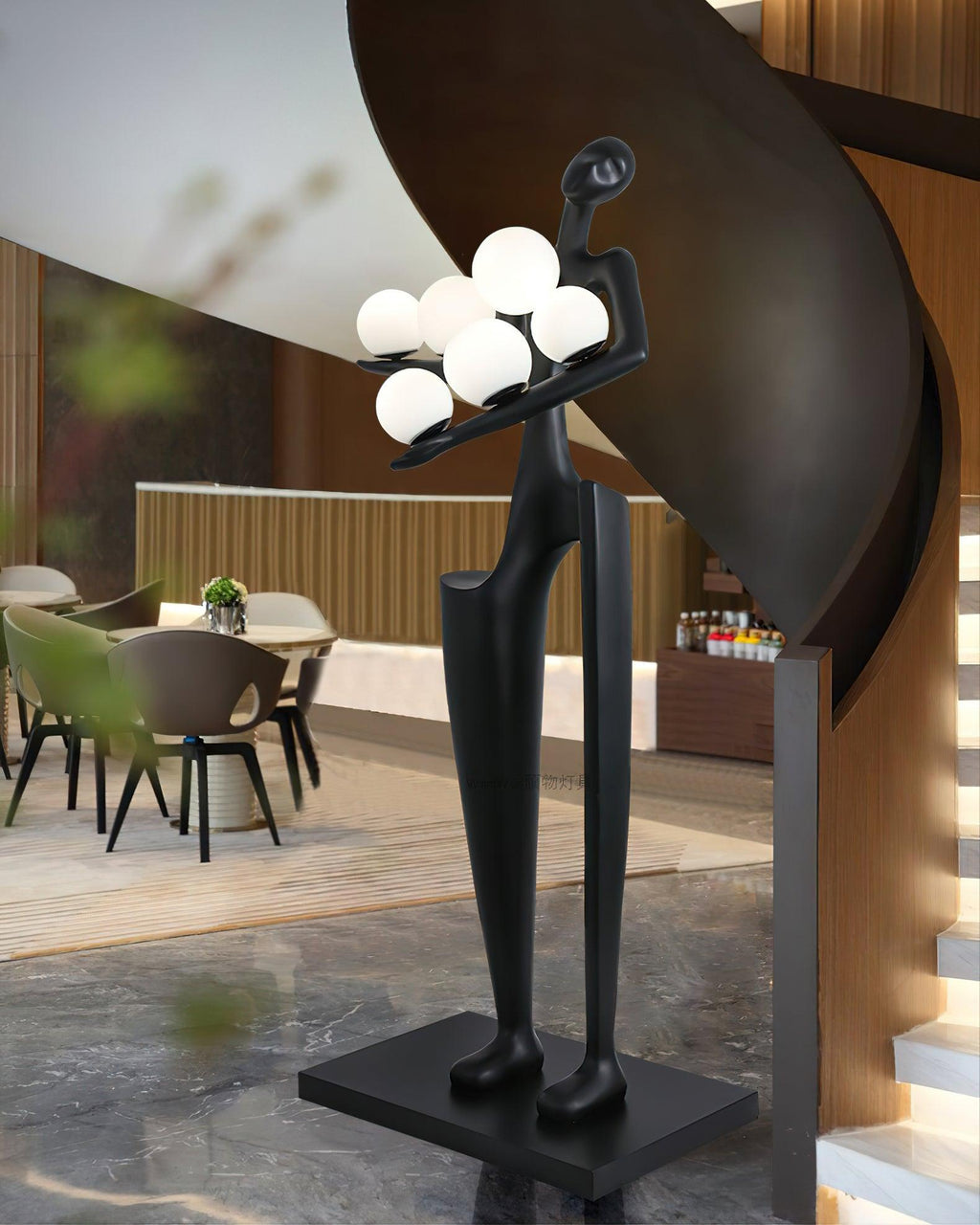 Guardian Sculpture Floor Light, Floor Lamp, detail 21
