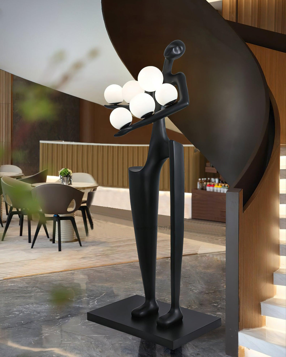 Guardian Sculpture Floor Light, Floor Lamp, detail 21