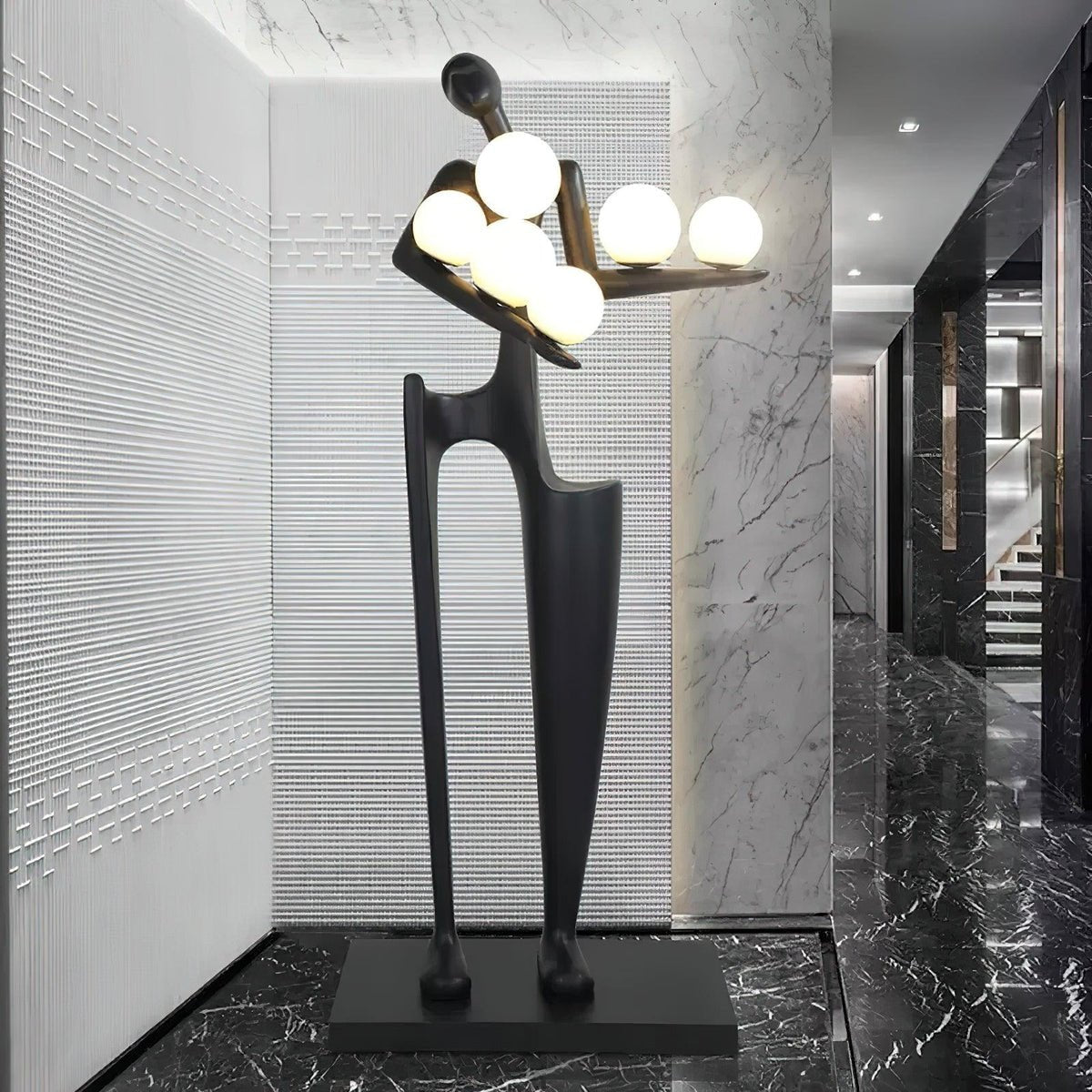 Guardian Sculpture Floor Light, Floor Lamp, detail 3