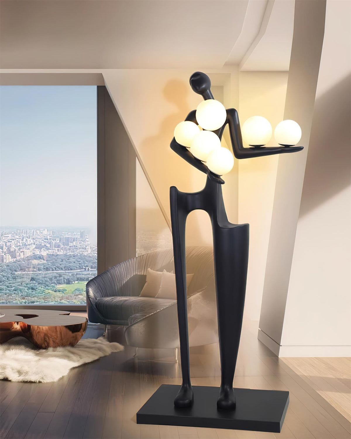 Guardian Sculpture Floor Light, Floor Lamp, detail 18