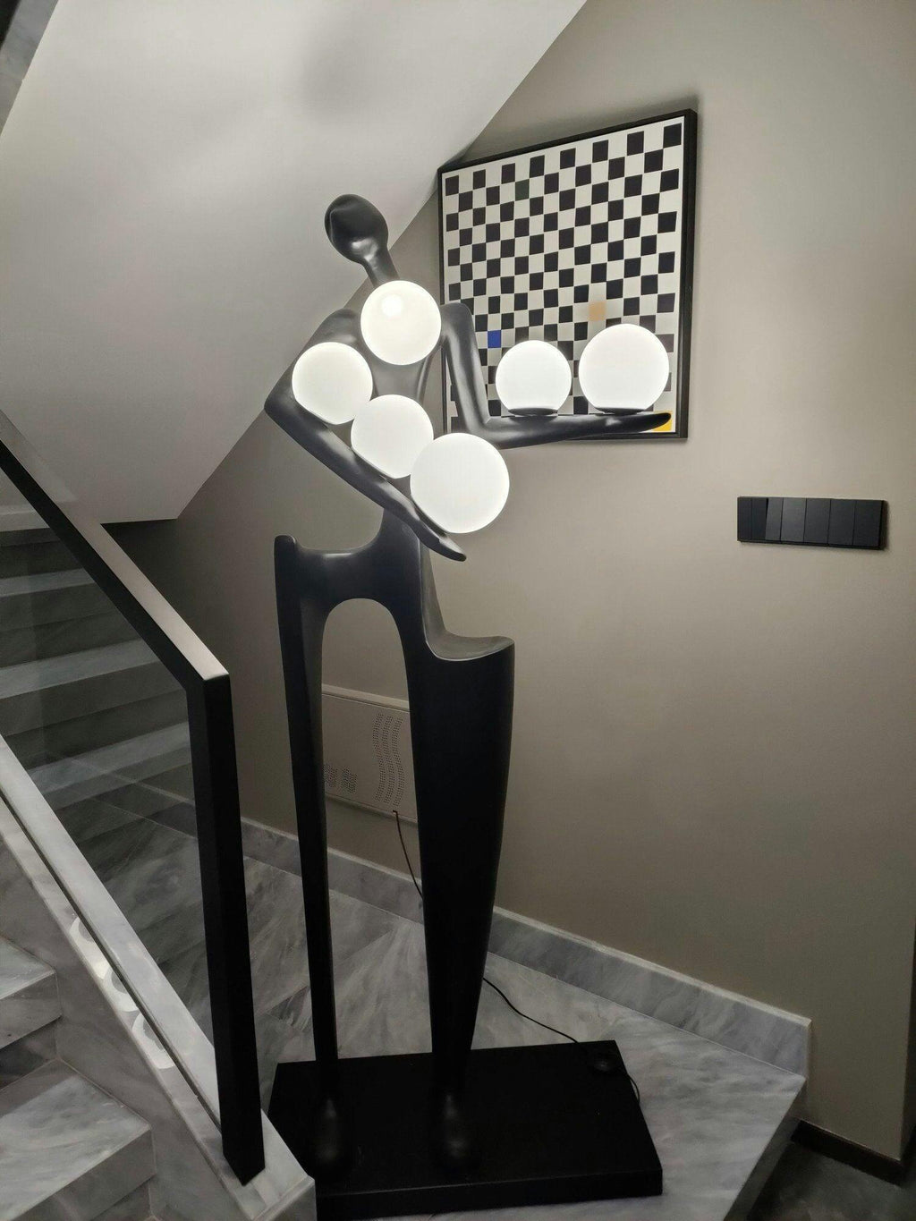 Guardian Sculpture Floor Light, Floor Lamp, detail 5