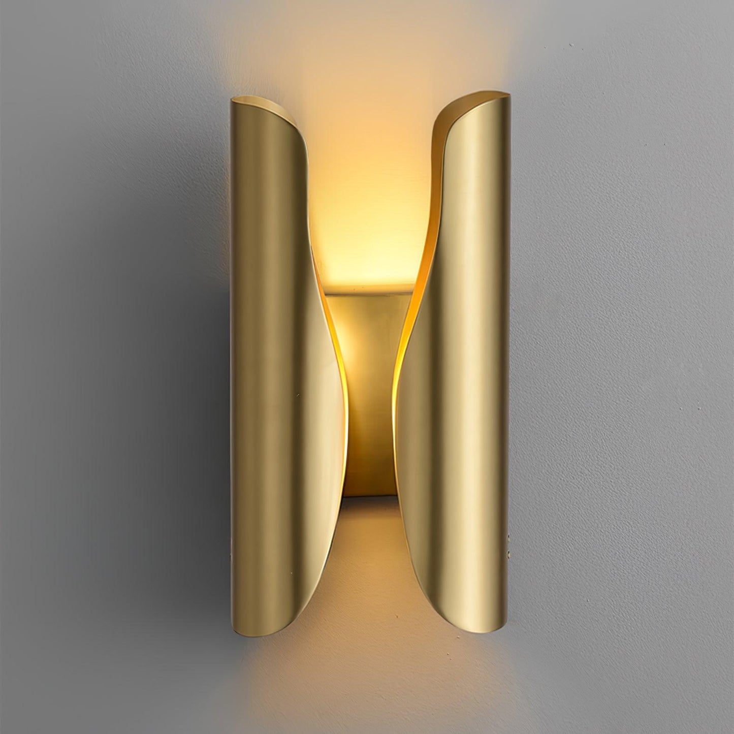 Guardian Wall Light, Bedroom Wall Sconce, Brass, W 21cm x H 38cm