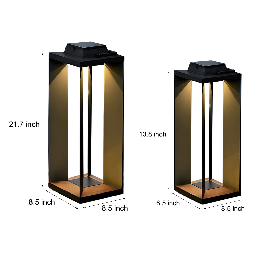 Portable Creative LED Waterproof Black Contemporary Solar Lawn Lamp Exterior Lights, Outdoor Wall Light, detail 10