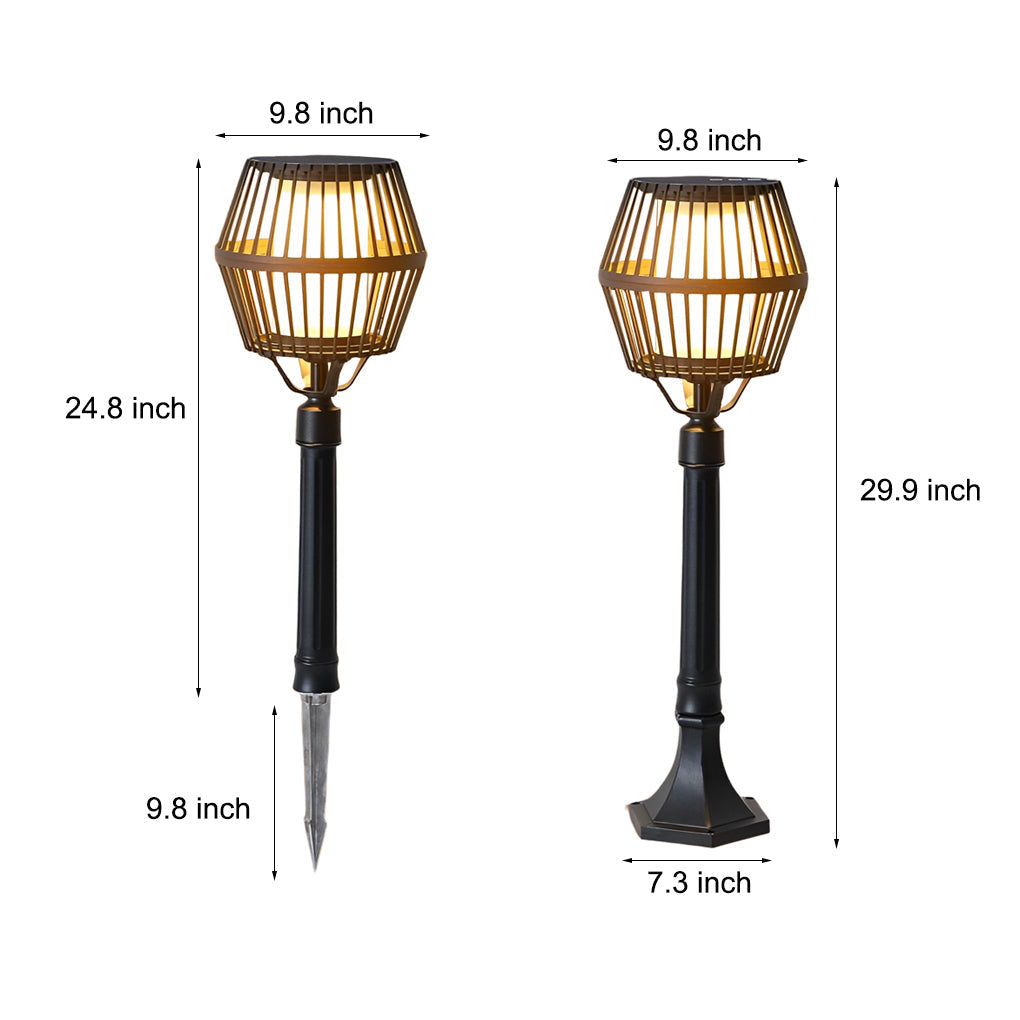 Waterproof Aluminum LED Matte Black Contemporary Solar Exterior Lights Lanterns, Outdoor Wall Light, detail 11