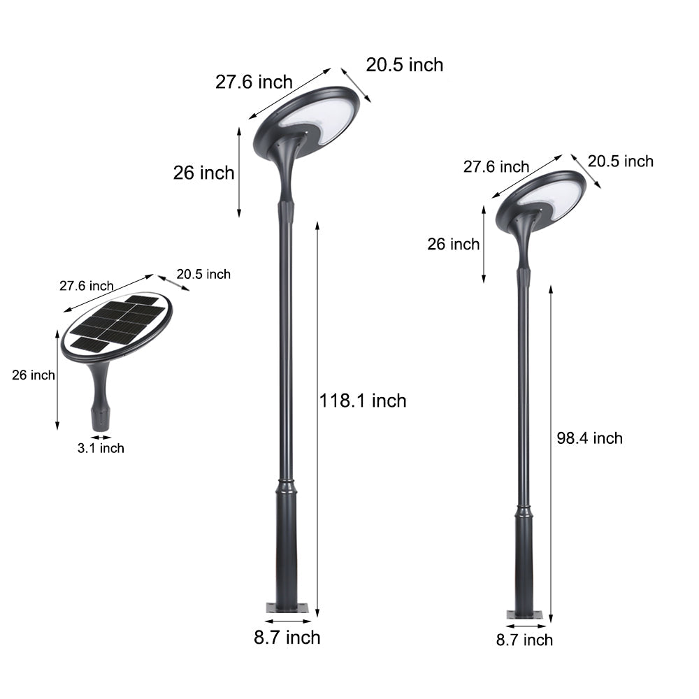IP65 Exterior Solar Lamp Post Street Lights for Park, Outdoor Wall Light, detail 6