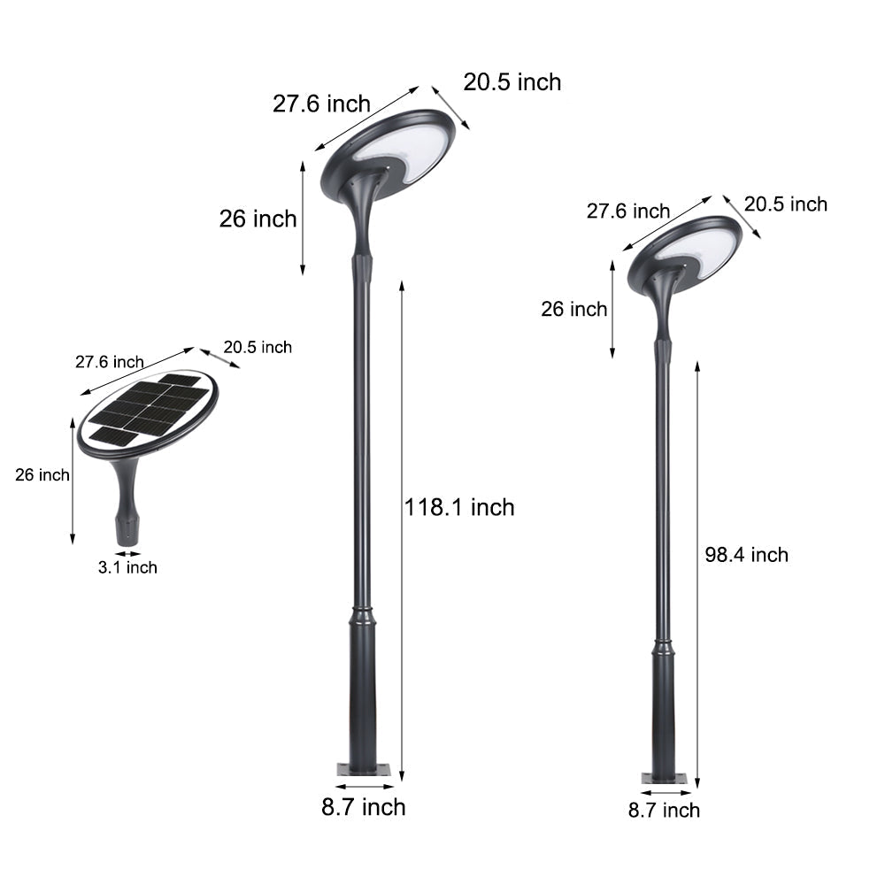 IP65 Exterior Solar Lamp Post Street Lights for Park, Outdoor Wall Light, detail 6