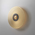 Contemporary Brass Wall Light, Bedroom Wall Sconce, Copper, Diameter 30cm
