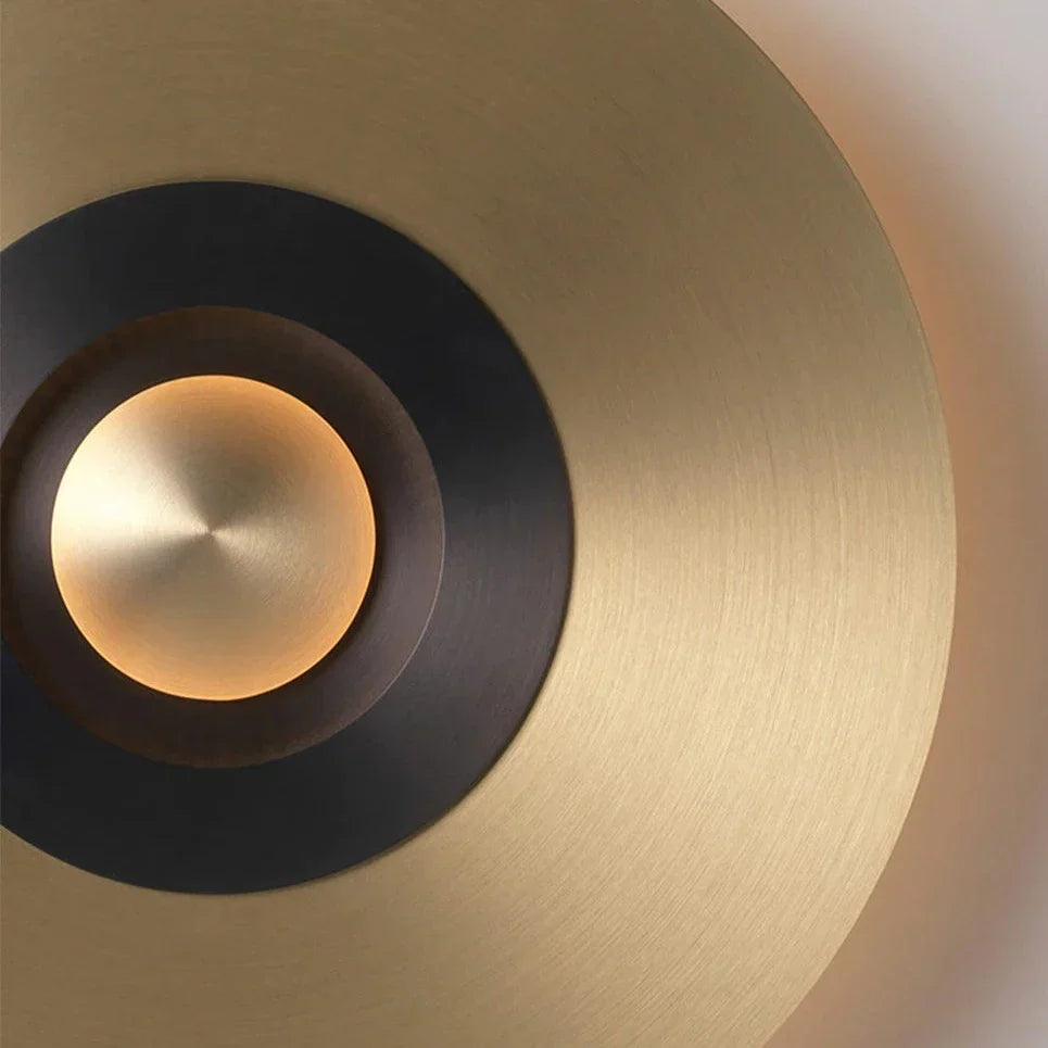 Contemporary Brass Wall Light, Bedroom Wall Sconce, detail 12