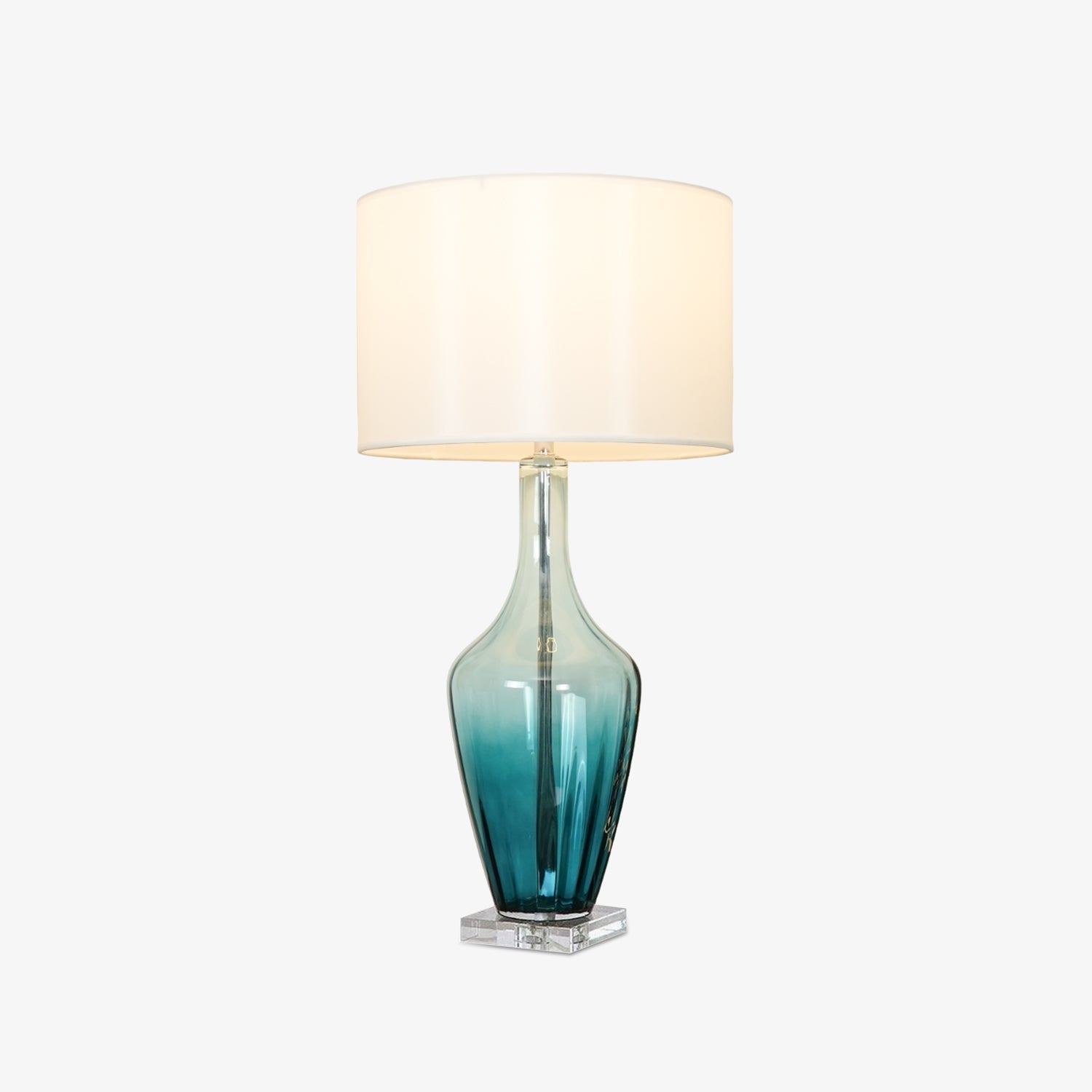 Hagano Table Light, Bedside Table Lamp, Glass, Φ 14.6 x H 30.7