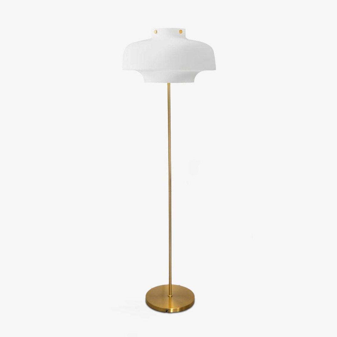 Meridian Floor Light, Floor Lamp, Metal, ∅ 13.8″ x H 59″
