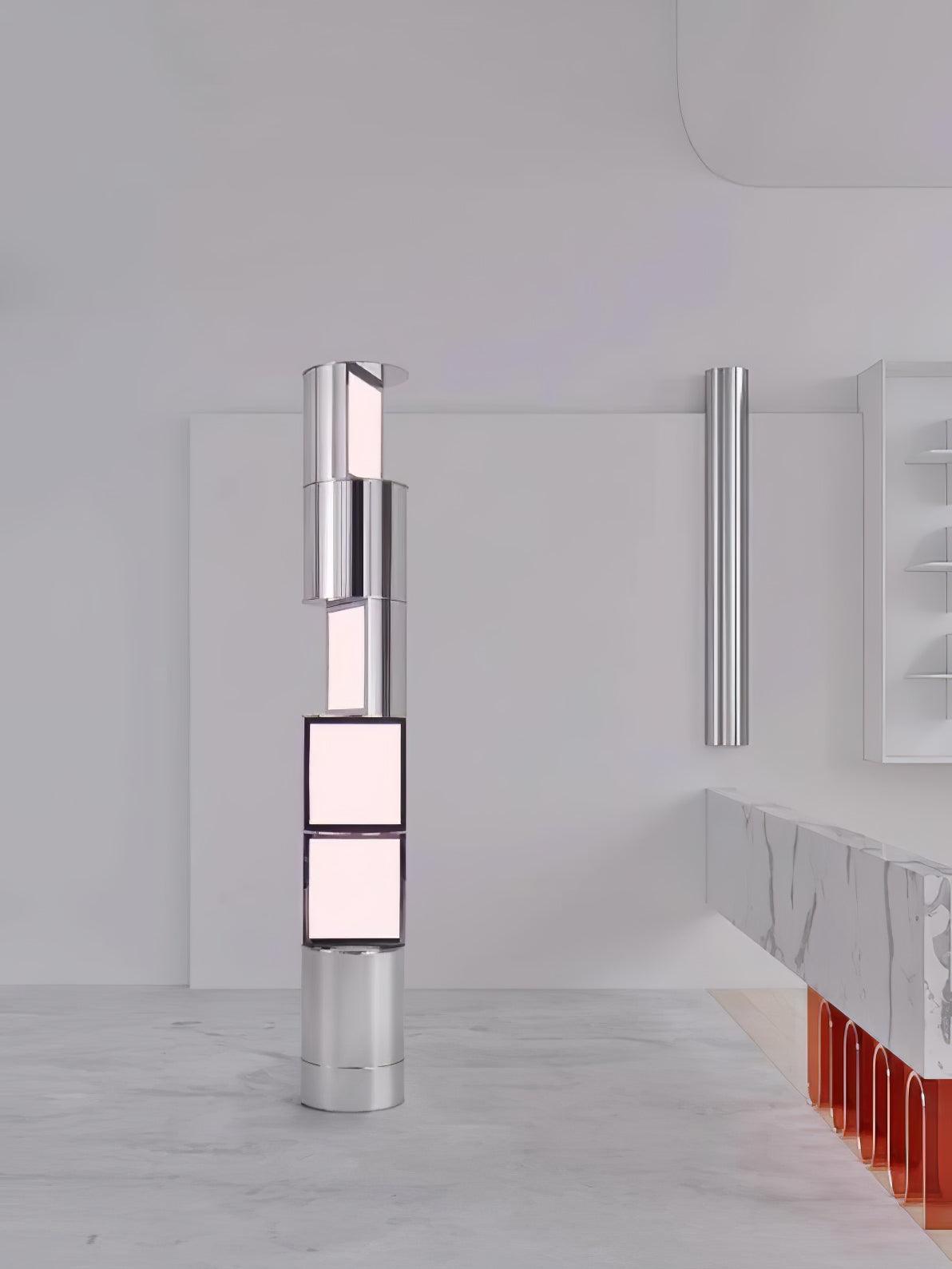 Half Cylindrical Rotating Floor Light, Floor Lamp, detail 13