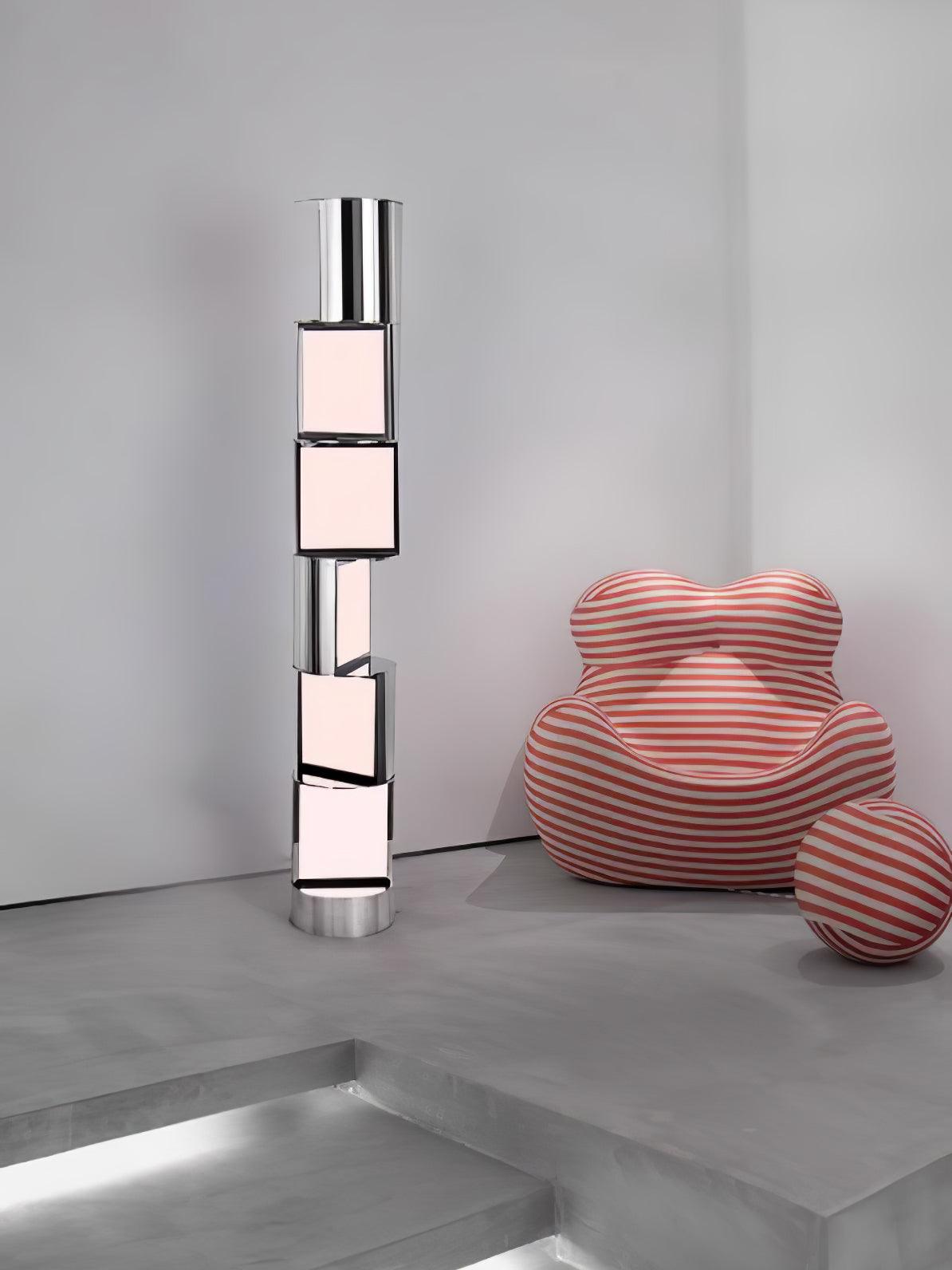 Half Cylindrical Rotating Floor Light, Floor Lamp, detail 14