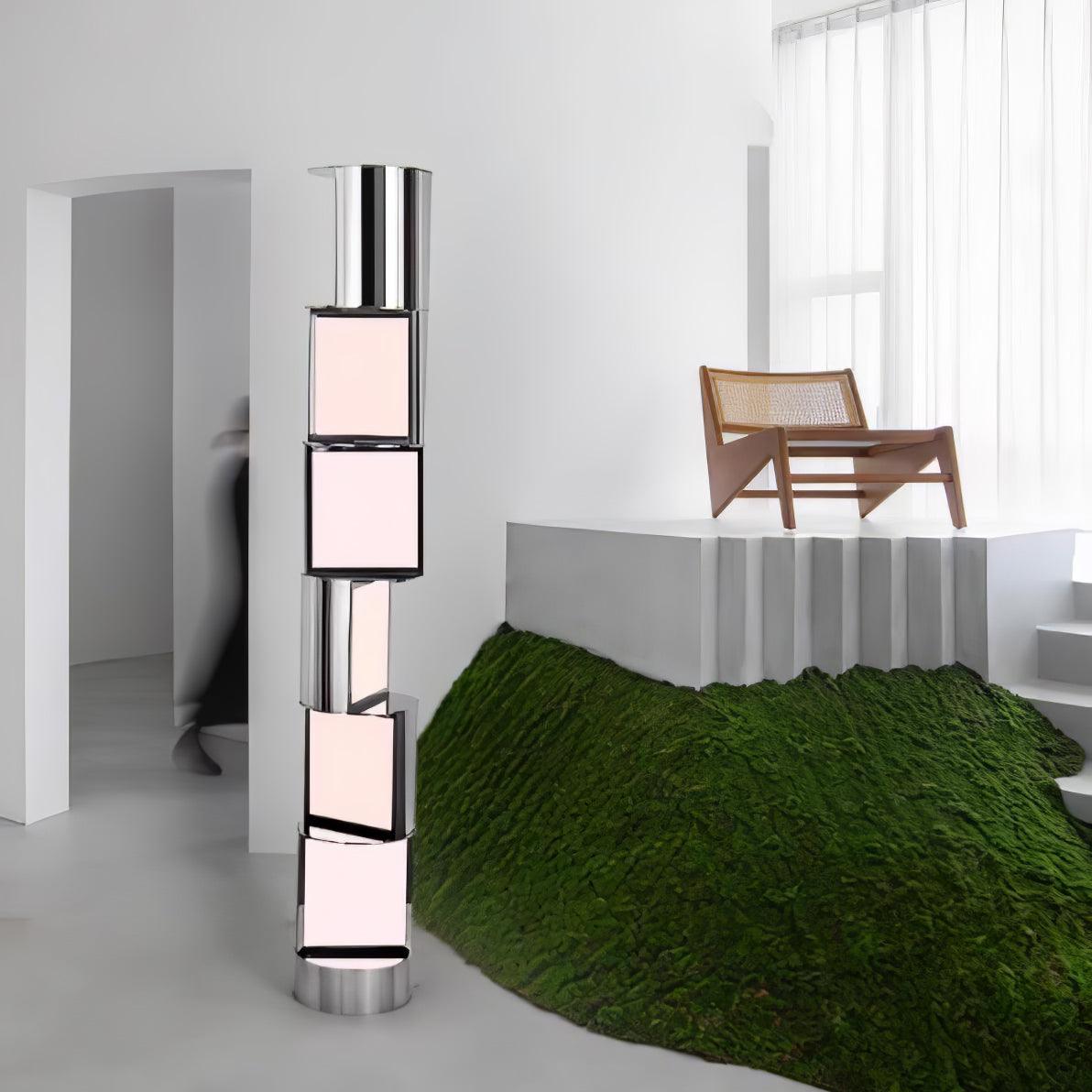 Half Cylindrical Rotating Floor Light, Floor Lamp, detail 6