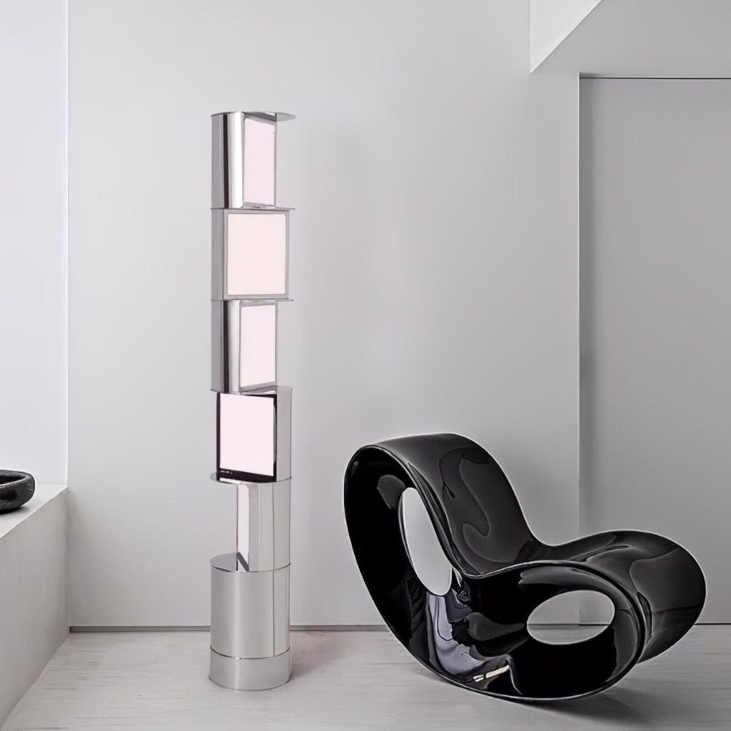 Half Cylindrical Rotating Floor Light, Floor Lamp, detail 7