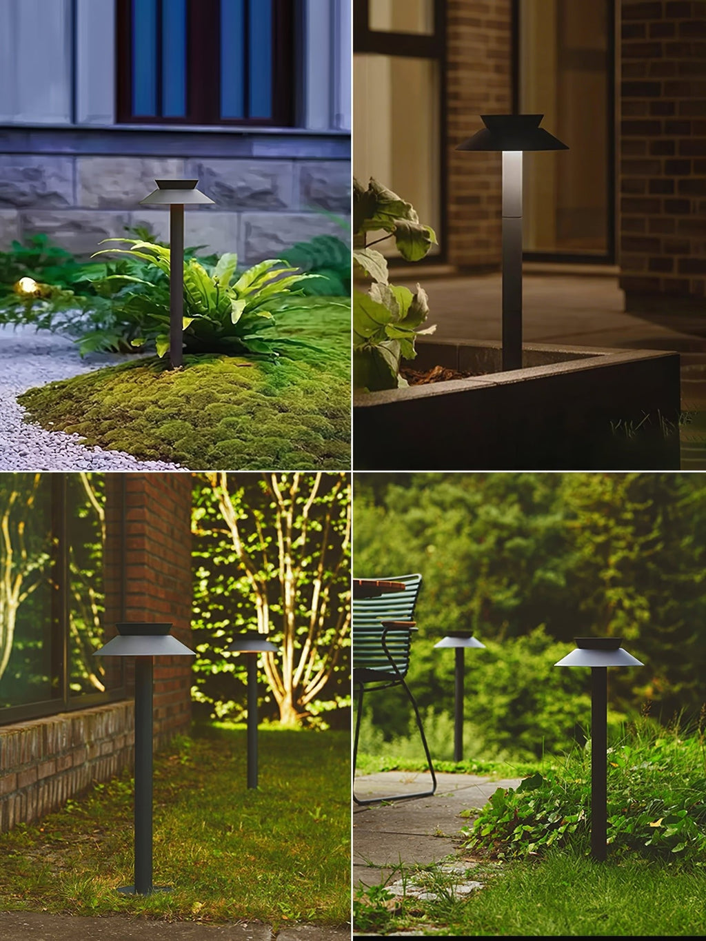 Halo Stem Exterior Path Light, Outdoor Wall Light, detail 7
