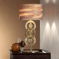 Premium Hand Made Gold Glass Italian Table Light, Bedside Table Lamp, Height 64 cm