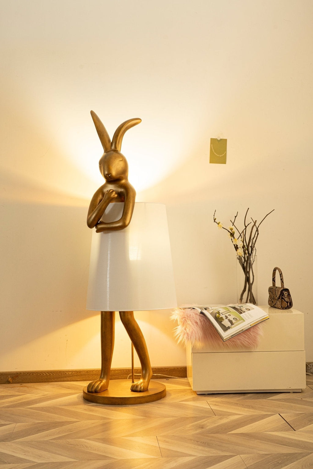 Hare Silhouette Table Light, Bedside Table Lamp, detail 2