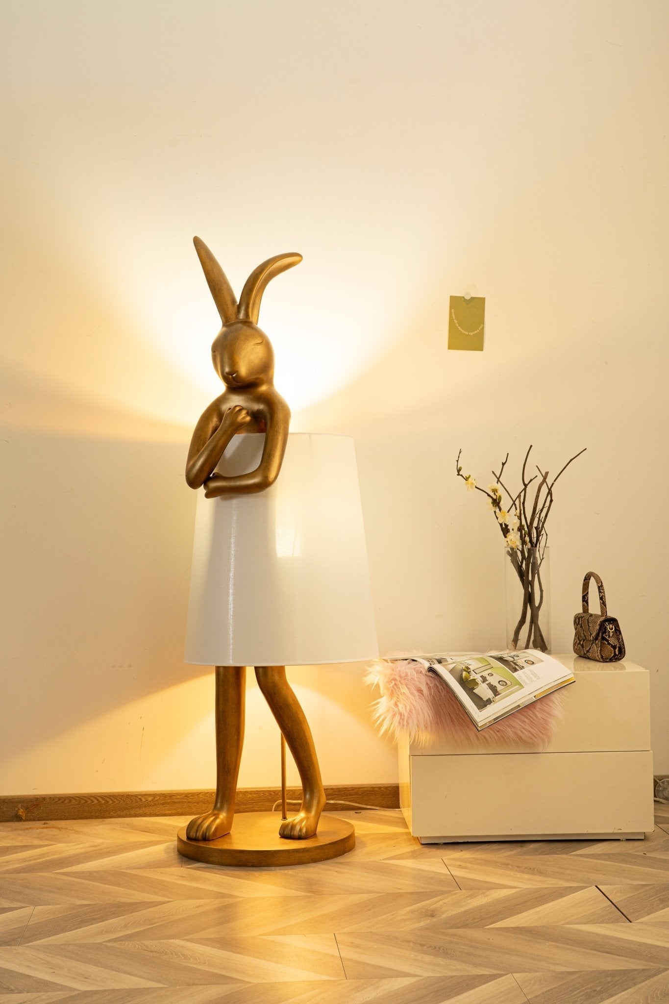 Hare Silhouette Table Light, Bedside Table Lamp, detail 2